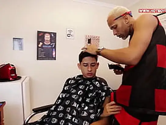 Barber put it in my caboose with hair gel