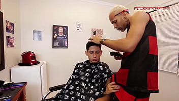 Barber put it in my caboose with hair gel