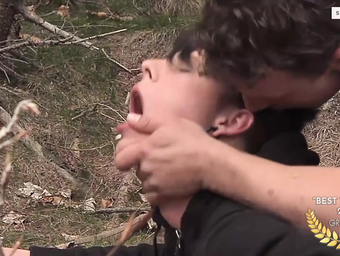 Witness Thomas Dyk & his hetero buddy get wild in this remastered gig of "Sans A Condom Road Excursion"