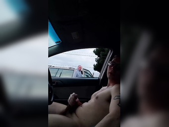Elder otter and youthful otter take turns rubbin' and masturbating off in public