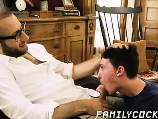 Stepson and stepfather get down and filthy with each other in molten HD session