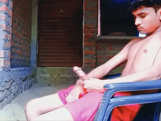 Indian Desi guy relishes the taste of big black cock in his gullet