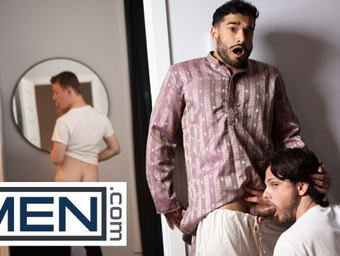Enzo Muller's Indian cub craves my dick & barebacks his friends for some hot oral fun