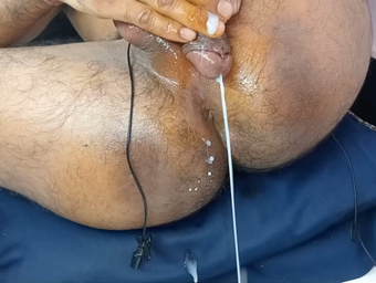 Indian college boy hooks up with BBC in bedroom and gets a hot anal pounding
