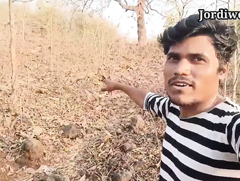 Jordiweek jungle Jordi week gets a hot cumshot in public while exploring with his Indian forest friend