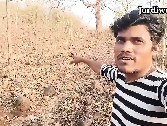 Jordiweek jungle Jordi week gets a hot cumshot in public while exploring with his Indian forest friend
