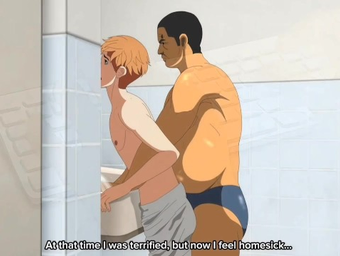JUICEANIME's very first time with a gay-for-pay father in a toon - Manga porn Bara yaoi