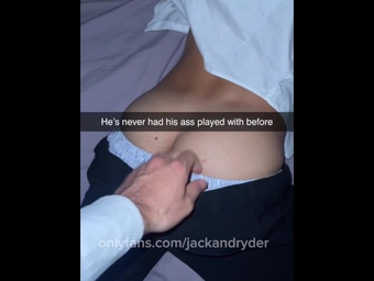 School roomies caught cuckold on snap converse with Wank and Ryder's fat fuck-sticks