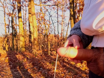 IamHornyBobo's risky public masturbation ends in a massive edging handjob & juicy meaty explosion!