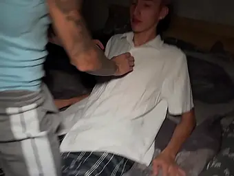 Sandro Jenner & Falcon Al return from the party & get their tight buttholes filled with cum