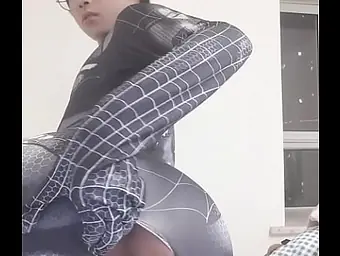 Xixiboy goes all in on Spider-Dude's tight ass and gets a killer surprise