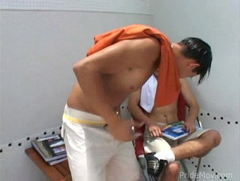 Watch this young latino teen get drilled hard after a wild bisexual romp