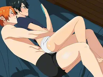 JUICEANIME gets her chinese caboose caressed & her undergarments torn off by her bf's no condom rod