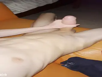 Young guy gets a hot load of spunk-pump action after a hot homemade anal session with Evgeny Twink