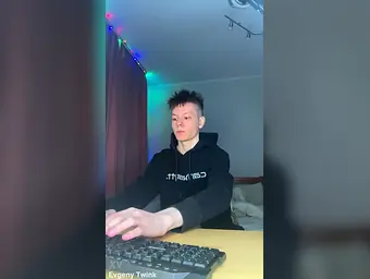 Watch Evgeny Twink's skinny body get unleashed and ready for some homework